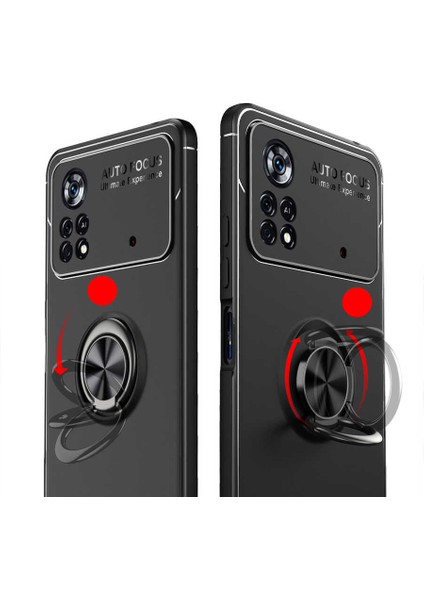 Xiaomi Poco X4 Pro 5g Kılıf Iksp Ravel Silikon Kapak-Siyah-Mavi fiyatları