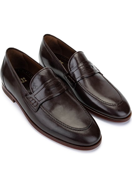 Erkek Hakiki Deri Kahverengi Klasik Ayakkabı 342 9131 Erk Ayk Y25 Kahve fiyatları