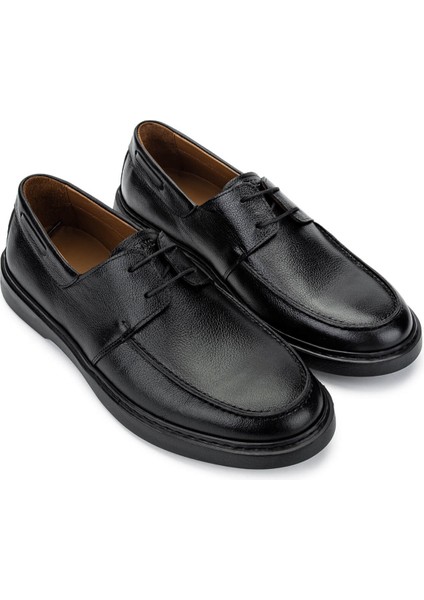 Erkek Siyah Deri Casual Ayakkabı 537 3575 Erk Ayk Y25 Sıyah Dr fiyatları