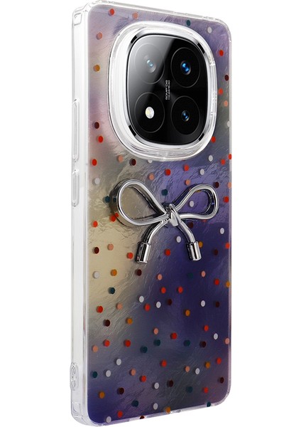 Redmi Note 14 Pro Plus Kılıf Kamera Korumalı Figürlü Fygs Ponti Silikon Kapak - Açık Mavi