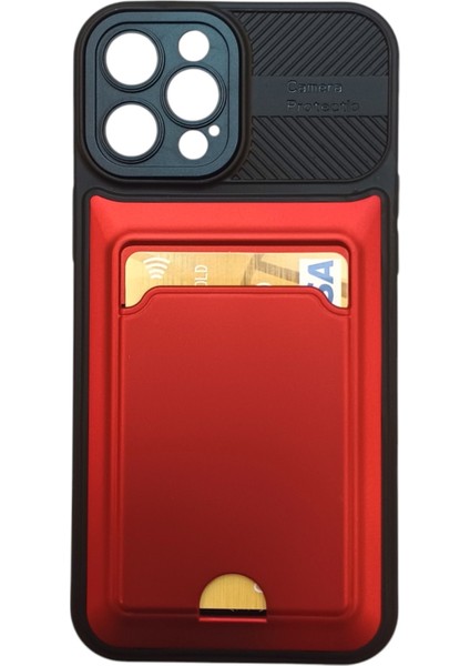 iPhone 11 Pro Uyumlu Kamera Korumalı Kartlıklı Kılıf(Çıkarılabilir Kamera Koruma)