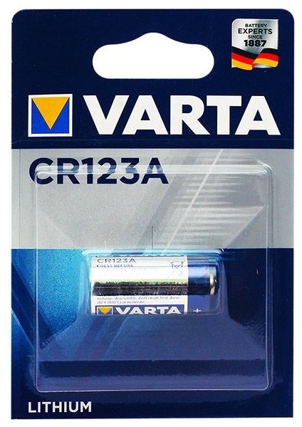 CR123A Lıthıum Pil Lithium 3V Pil -Varta CR123A Professional Photo 3V Lityum Pil CR123A Lityum Pil Cr 123A CR123A CR17345 16340 Dl 123A Varta CR123A 3V 3 Volt Lityum Pil Tekli Pakette