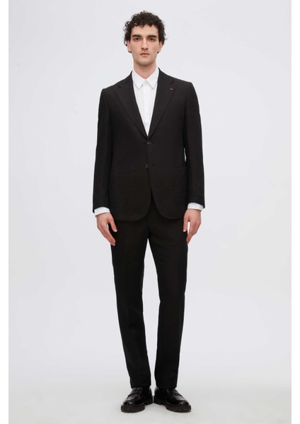 Ds Damat Regular Fit Siyah Armürlü Takim Elbise fırsatları