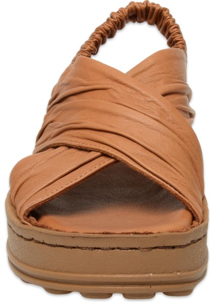 D25YS-2585Z Günlük Taba Kadın Sandalet modelleri