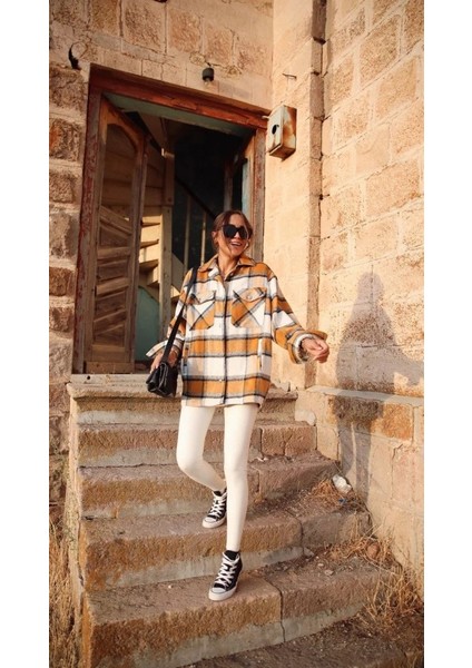 Kadın Yüksek Bel Içi Şardonlu Fırsat Ürün Toparlayıcı Tayt indirimleri