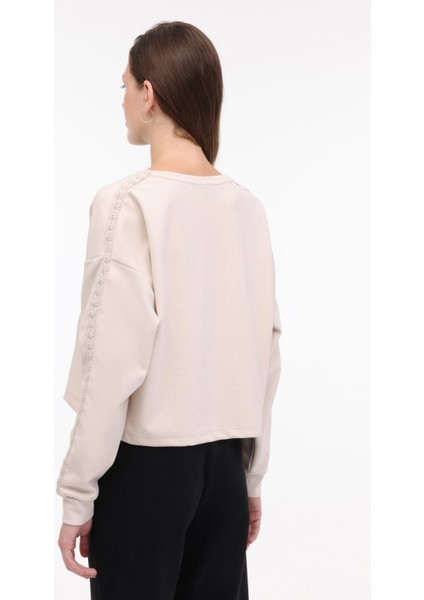 Kadın Bej Sweatshirt modelleri