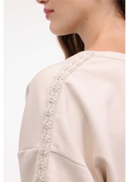Kadın Bej Sweatshirt indirimleri