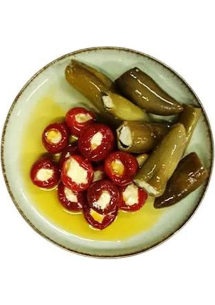 Peynir Dolgulu Karışık Biber 550 gr