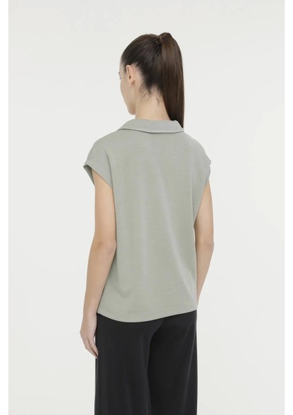 Rain 11SS181 Yakali Kadin Body - Haki