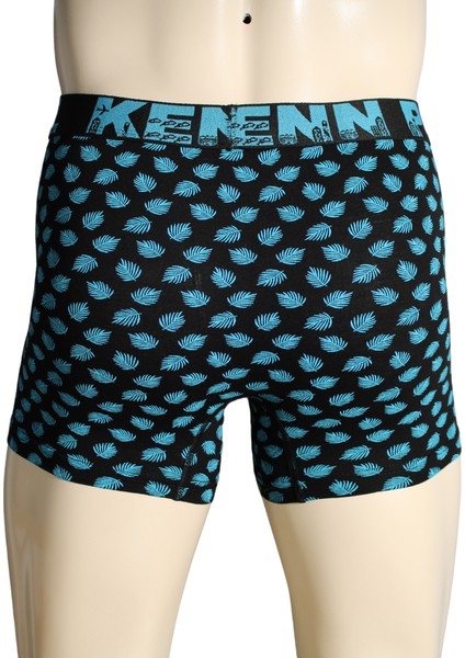 2'li Erkek Desenli Pamuklu Lüks Boxer | Yumuşak Kumaş | fırsatları