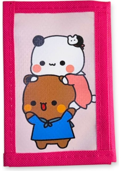 Cırt Cırtlı Çocuk Cüzdanı Fermuarlı Cüzdan Sevimli Arkadaşlar Dudu Bubu Baskılı Cüzdan