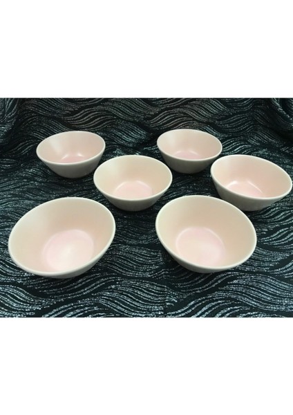 Pembe 6 Adet 14 cm Hitit Kase Mat modelleri