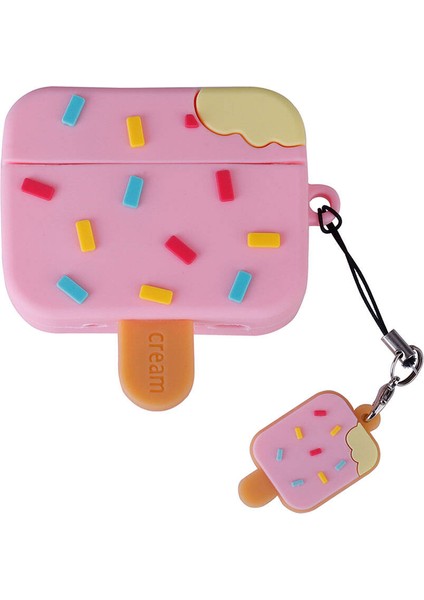 Airpods Pro 2 Uyumlu Zore Tpu Kabartma Figürlü Ipli Airbag 37 Silikon KILIF-NO22