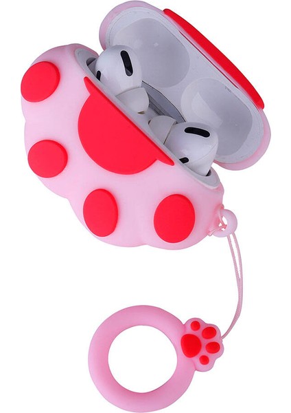 Airpods Pro 2 Uyumlu Zore Tpu Kabartma Figürlü Ipli Airbag 37 Silikon KILIF-NO22