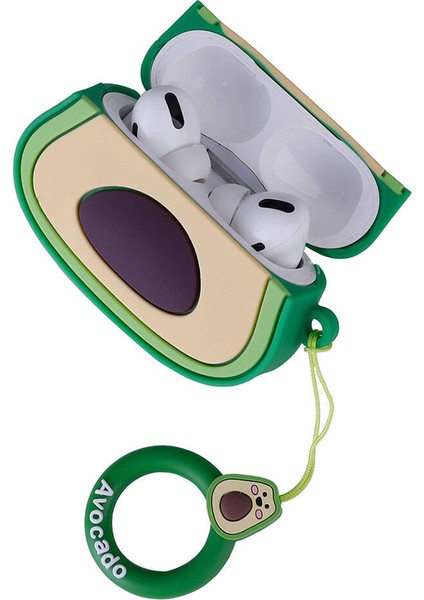 Airpods Pro 2 Uyumlu Zore Tpu Kabartma Figürlü Ipli Airbag 37 Silikon KILIF-NO22