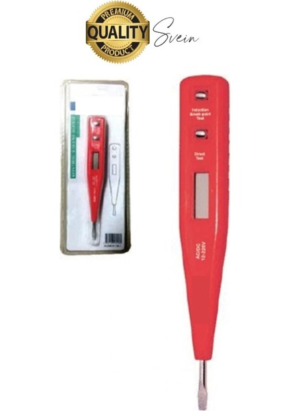 Premium Dijital Ekranlı Kontrol Kalemi Temaslı Temassız Voltaj Test Aleti Elektrik Akım Cihazı fırsatları