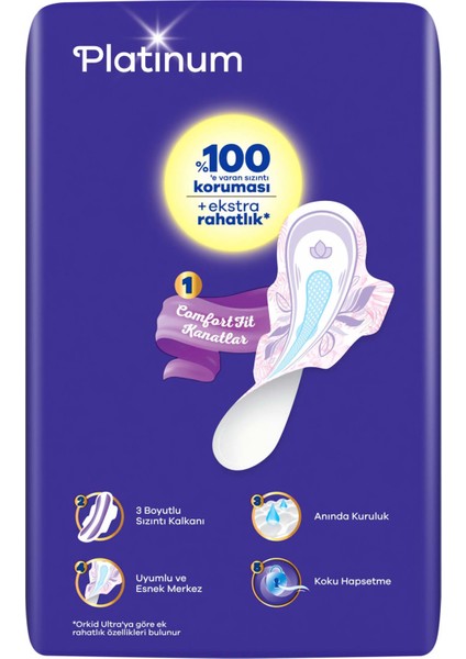 Platinum Uzun (Boy 2) 28 adet Hijyenik Ped