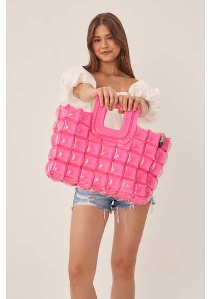 Pembe Kadın Alışveriş El Çantası L 1161 modelleri