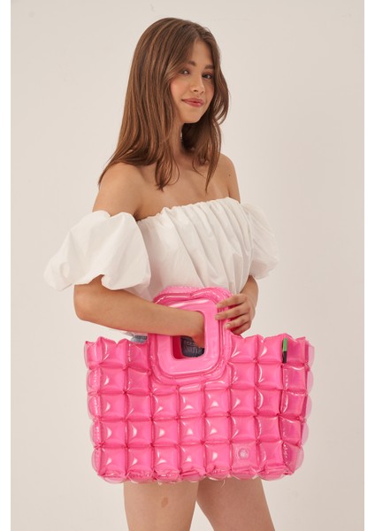 Pembe Kadın Alışveriş El Çantası L 1161 fırsatları