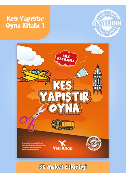 Kes Yapıştır Oyna 1 Kitabı