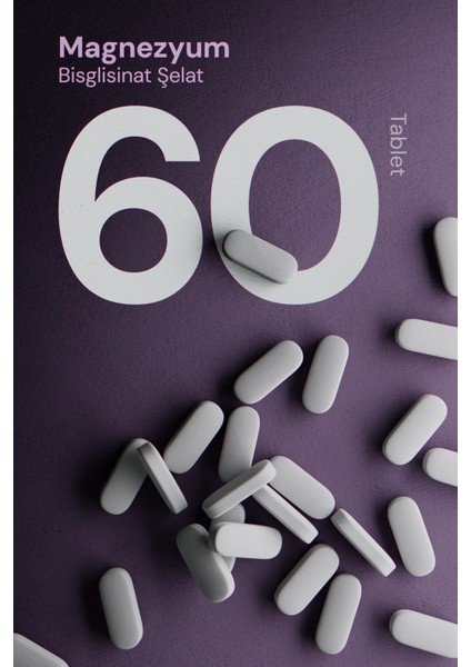 Magnezyum Bisglisinat 60 Tablet fırsatları