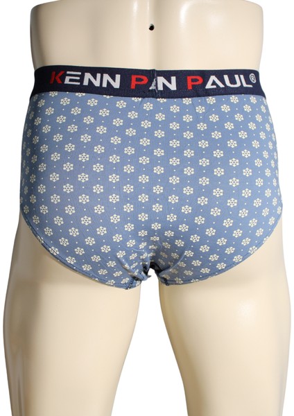 Erkek Slip Desenli Pamuklu Lüks Boxer Esnek