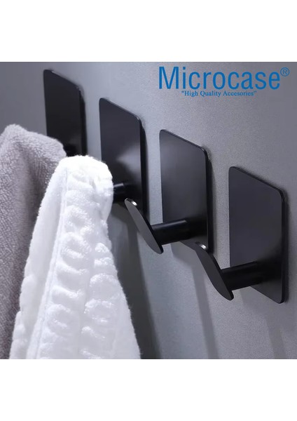 Yapışkanlı Paslanmaz Çelik Banyo Mutfak Eşya Havlu Vb Metal Askılık - AL5180 1 Adet