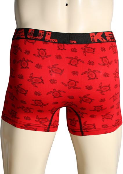 2'li Erkek Desenli Pamuklu Lüks Boxer | Yumuşak Kumaş |