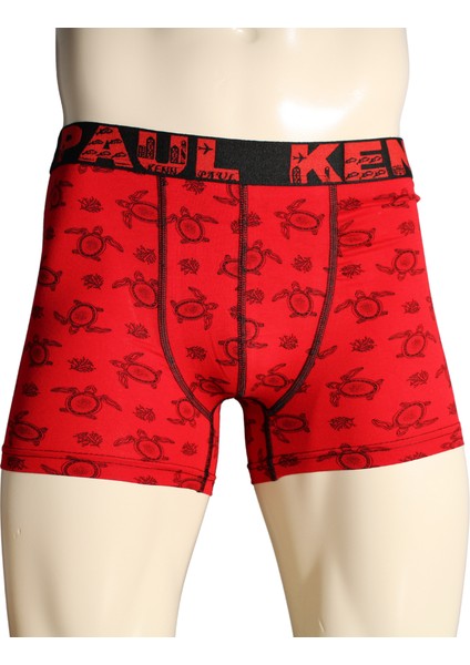 2'li Erkek Desenli Pamuklu Lüks Boxer | Yumuşak Kumaş |