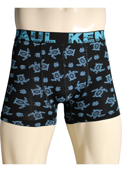 2'li Erkek Desenli Pamuklu Lüks Boxer | Yumuşak Kumaş |