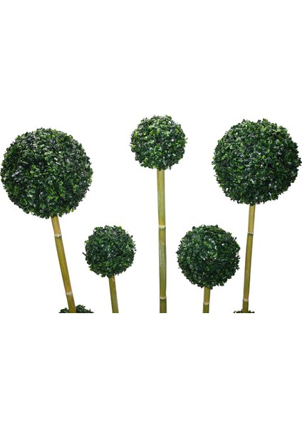 Yapay Bambu Top Şimşir Seperatör Ağacı 150 cm