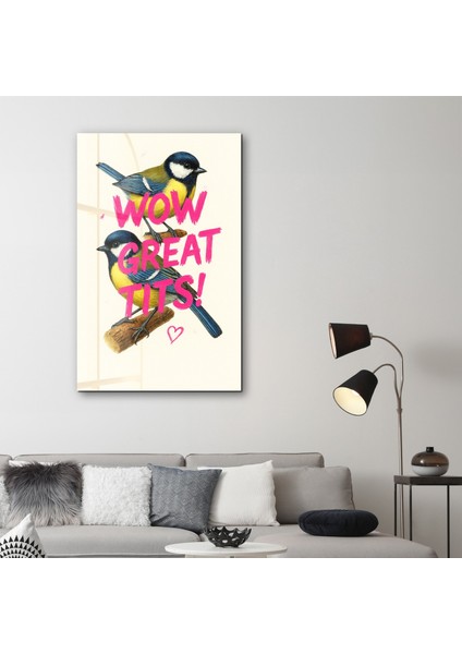 Wow, Great Tits! - Cheeky Bird Cam Duvar Tablosu