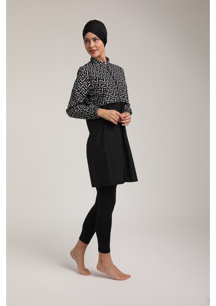 Kadın Fermuarlı Tam Kapalı Tesettür Mayo T 5450 fırsatları