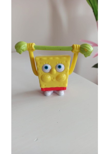 Vintage Halterci Sünger Bob Original Figür Oyuncak & 7 cm