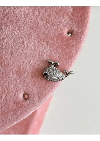 Gümüş Balina Tragus Piercing