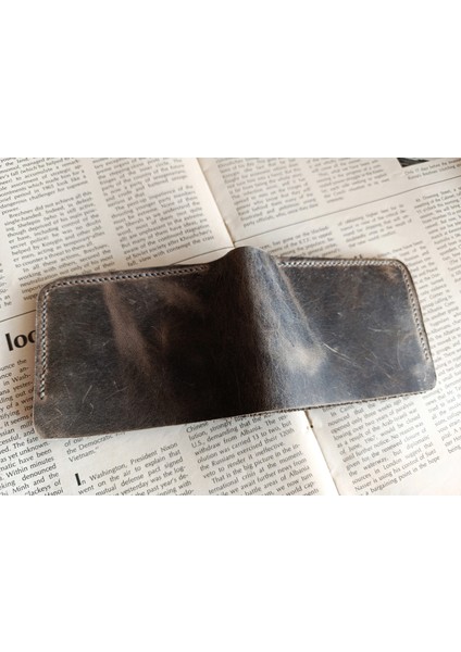 Deri Tamamen El Emeği Cüzdan 22CM*8CM * 1 Banknot Alanı 4 Kart Bölmesi DA23 indirimleri