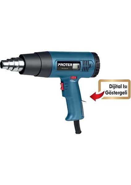Pr 2350 Dx Sıcak Hava Tabancası ( Dijital Isı Göstergeli )