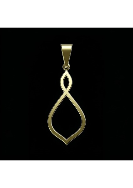 8 Ayar Altın Kolye Ucu Sonsuzluk GM3768 1 gr