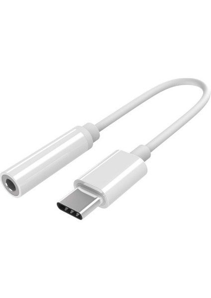 Samsung A8 Plus (2018) SH-007 3.5 mm Type-C Aux Çevirici Şarjı Kulaklıga Çevir