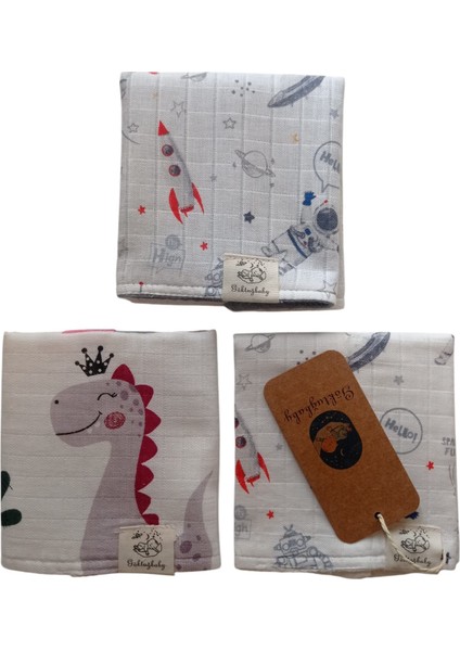 %100 Pamuklu 2 Katlı Müslin & Pike Erkek Mendili