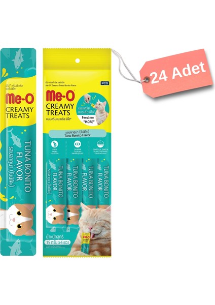 Me-O Creamy Kedi Ödül Maması Kurutulmuş Ton Balığı 24'lü 15 GR