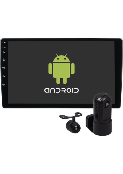 422PRO-10.1''İPS Ekran-Android-4gb RAM-64GB-8 Çekirdek-1.8ghz Hız-Ön Kayıt Kamera Dvr-Kablosuz Carplay-Harici MİKROFON-WİFİ-YOUTUBE-FM-MP3-1080P Hd Arka Kamera-Profesyonel Multimedya