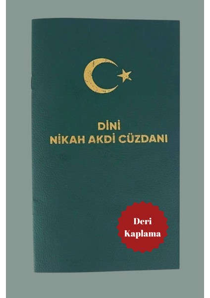 Nikah Töreni Hatıra Cüzdanı(54 Farzlı)-Deri Kapaklı