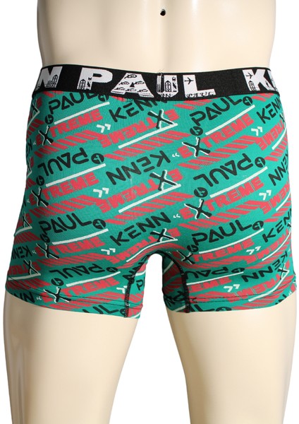 3'lü Erkek Desenli Pamuklu Lüks Boxer