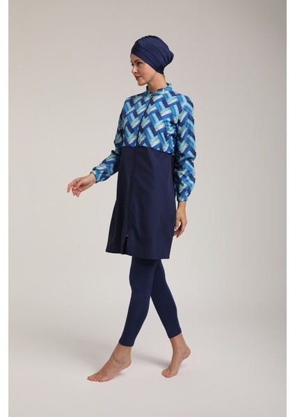 Kadın Fermuarlı Tam Kapalı Tesettür Mayo T 5450 modelleri