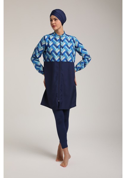 Kadın Fermuarlı Tam Kapalı Tesettür Mayo T 5450 fırsatları