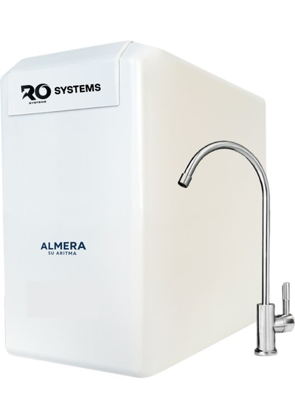 9 Aşamalı Su Arıtma Cihazı Premium Ro Systems 8 Lt Çelik Tanklı Ekstra Mineralli