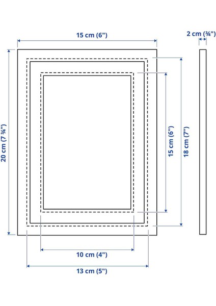 Sılverhöjden Gri Çerçeve Lame 13x18 Cm 00292094 fırsatları