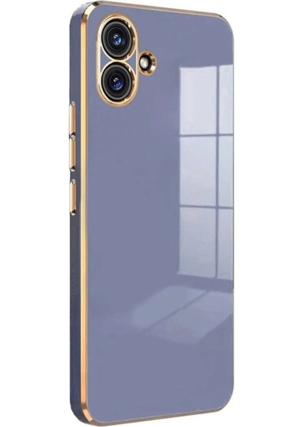 Samsung Galaxy A06 Uyumlu Kılıf Bark Volet Silikon Mavi + Ekran Koruyucu
