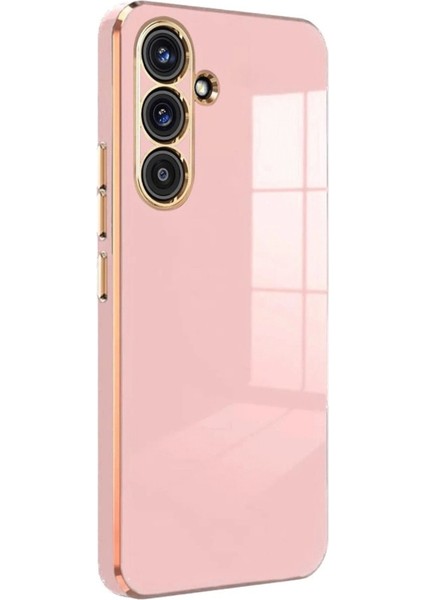 Samsung Galaxy A36 Uyumlu Kılıf Bark Volet Silikon Pembe